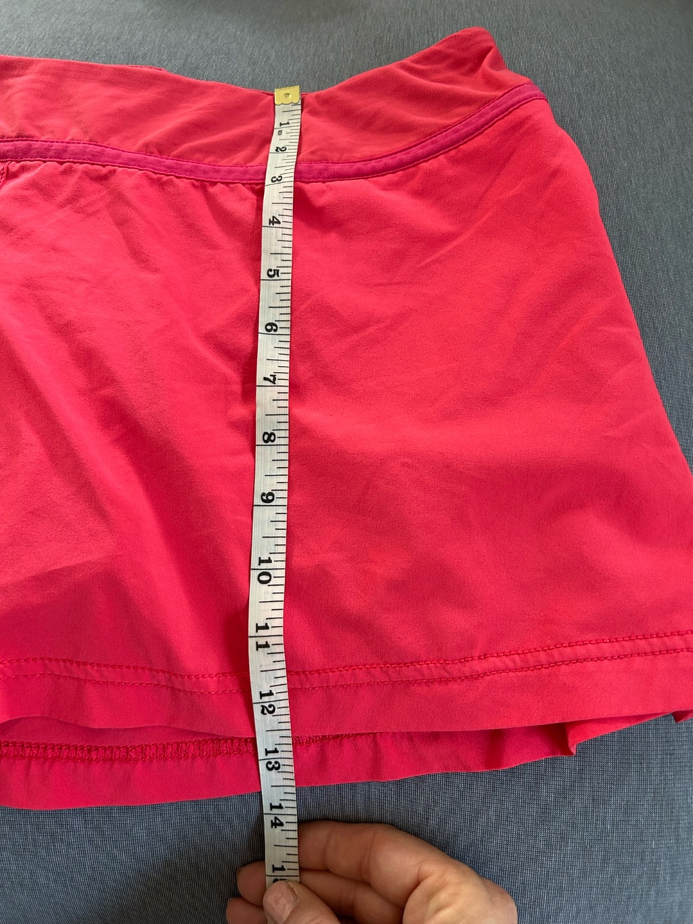 Title Nine Red Athletic/Tennis Skirt with Attached Spandex, Zip Pocket. Medium - Picture 9 of 9